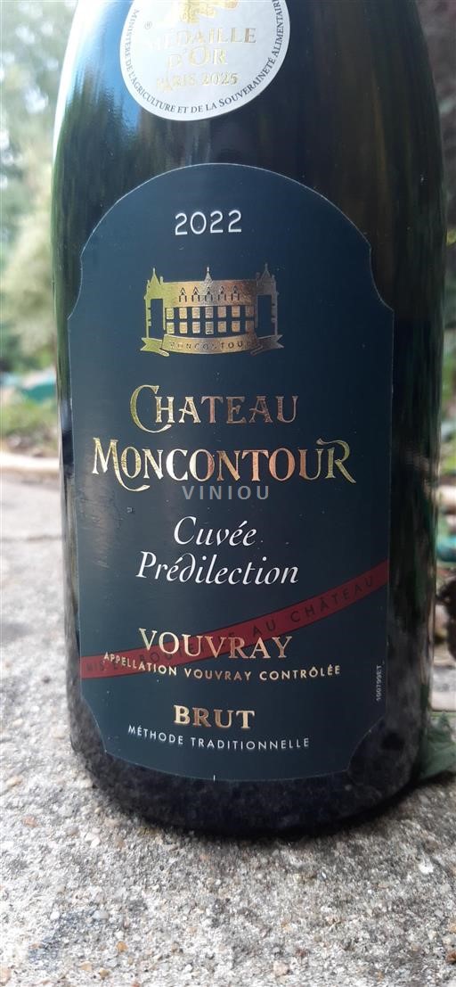 Valle della Loira Vouvray Château Moncontour Prédilection 2022