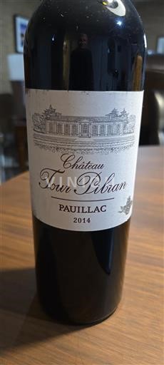 Bordeaux Pauillac Château Tour Pibran 2014