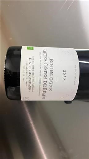 Bourgogne Hautes Côtes de beaune Denis Fouquerand 2022