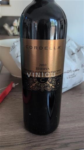 Toscana Brunello di Montalcino Cordella Riserva 2010