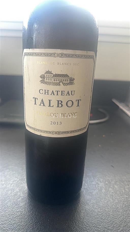 Bordeaux Château Talbot Caillou Blanc 2013