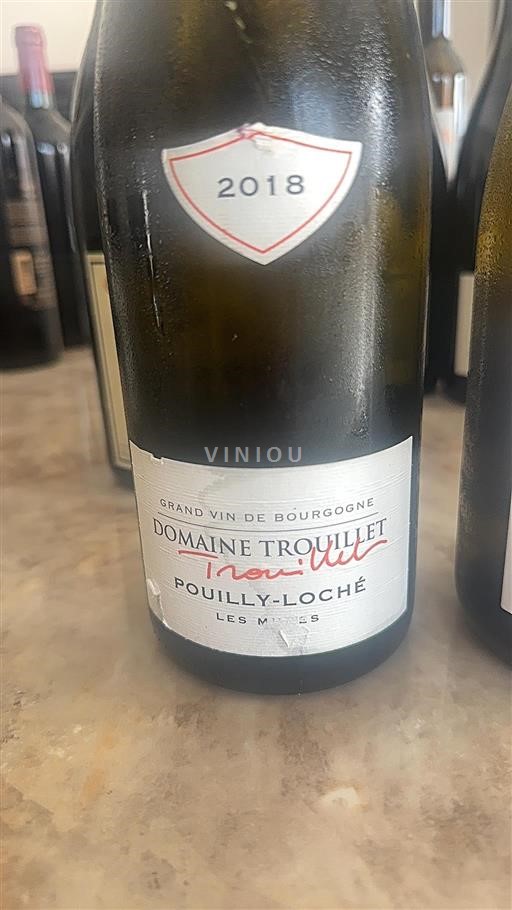 Borgogna Pouilly-loché Domaine Trouillet Les Mûres 2018