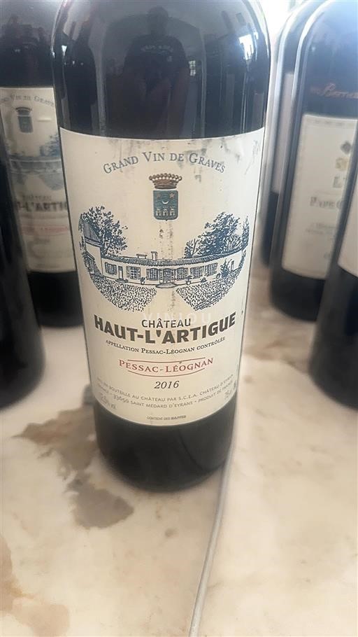 Bordeaux Pessac-Léognan Château Haut-l'Artigue 2016