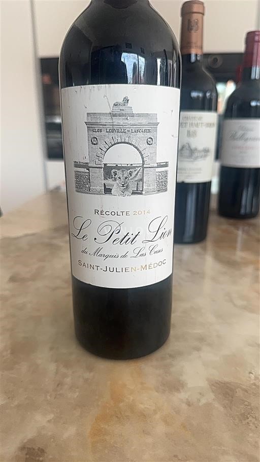 Bordeaux Saint-Julien Clos Léoville Las Cases Le Petit Lion du Marquis de Las Cases 2014