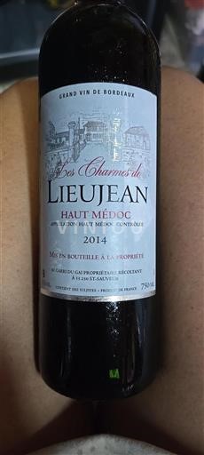 Bordeaux Haut-Médoc LieuJean Les Charmes de 2014