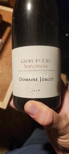 Borgogna Givry Premier Cru Domaine Joblot Servoisine 2019