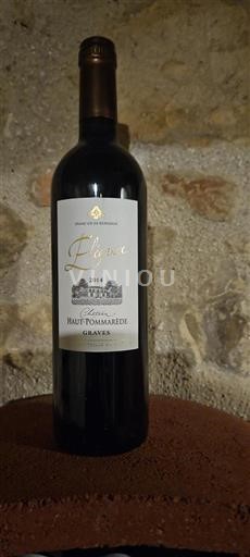Bordeaux Graves Château Haut-Pommarede Élégance 2014
