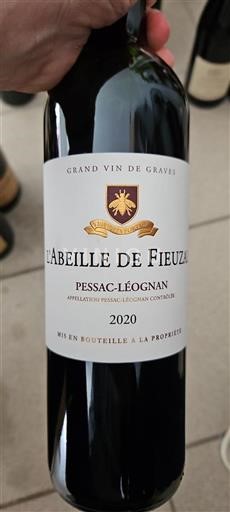 Bordeaux Pessac-Léognan Château de Fieuzal L'Abeille de Fieuzal 2020