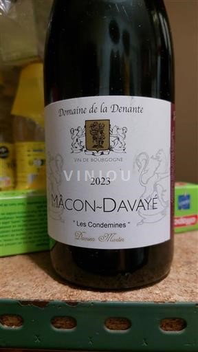Burgundsko Mâcon a mâconské vesnice Domaine La Denante Les Condemines 2023