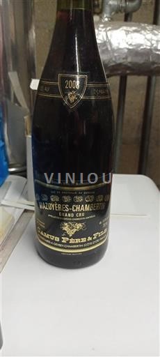 Borgogna Mazoyères-chambertin Grand Cru Camus Père & Fils 2008
