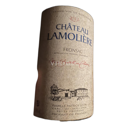 Bordeaux Fronsac Château Lamolière 2012