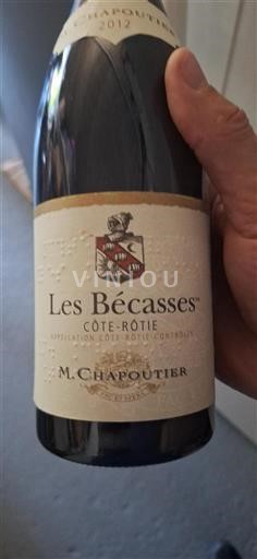 Vale do Ródano Côte-rôtie M. Chapoutier Les Bécasses 2012