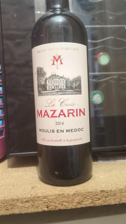 Bordeaux Moulis-en-Médoc La Croix Mazarin 2016