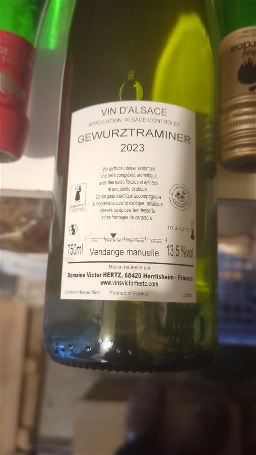 Alsace Grand Cru Domaine Victor Hertz Gewurztraminer 2023