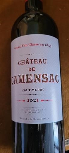 Bordeaux Haut-Médoc Château de Camensac 2021
