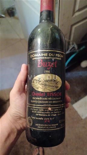 Zuidwest-Frankrijk Buzet Domaine Pech 1986