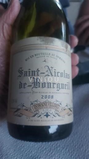 Loirevallei Saint-Nicolas-De-Bourgueil Domaine Villeret 2008