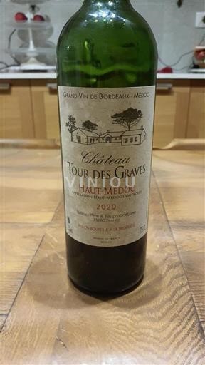 Burdeos Haut-Médoc Château Tour des Graves 2020