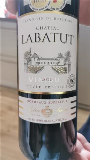 Bordéus Bordeaux Superior Château Labatut Prestige 2020