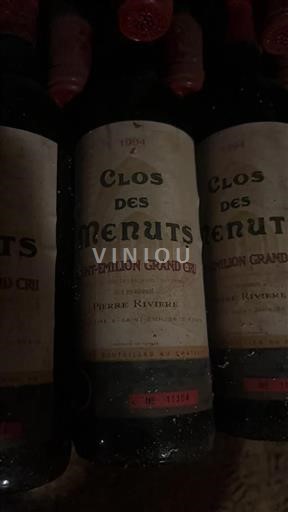 Bordeaux Saint-Émilion Grand Cru Clos des Menuts 1994