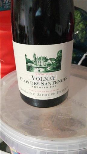 Bourgogne Volnay Domaine Jacques Prieur 2017