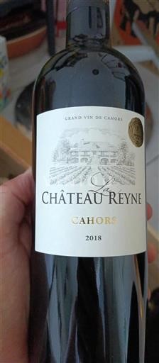 Vin Rouge sec Château Reyne 2018 France Sud-Ouest Cahors AOC