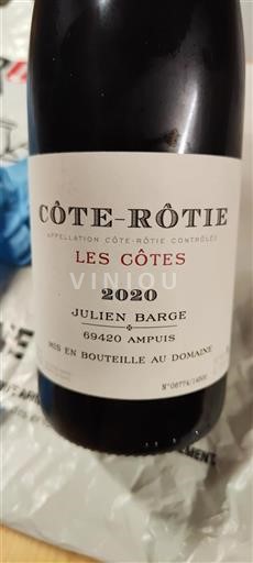 Údolí Rhôny Côte-rôtie Julien Barge Les Côtes 2020