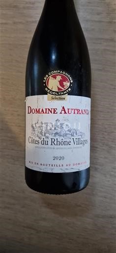 Valle del Rodano Côtes-du-rhône-villages Domaine Autrand 2020