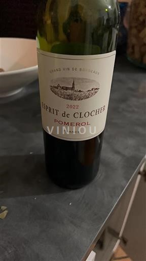 Bordeaux Pomerol Esprit de Clocher 2022