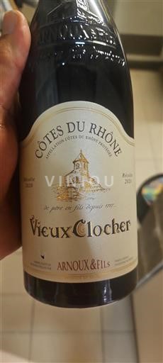 Rhônevallei Côtes-du-rhône Arnoux & Fils Vieux Clocher 2020