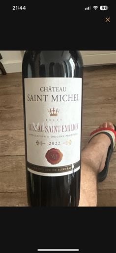 Bordeaux Lussac-saint-émilion Château Saint Michel 2022