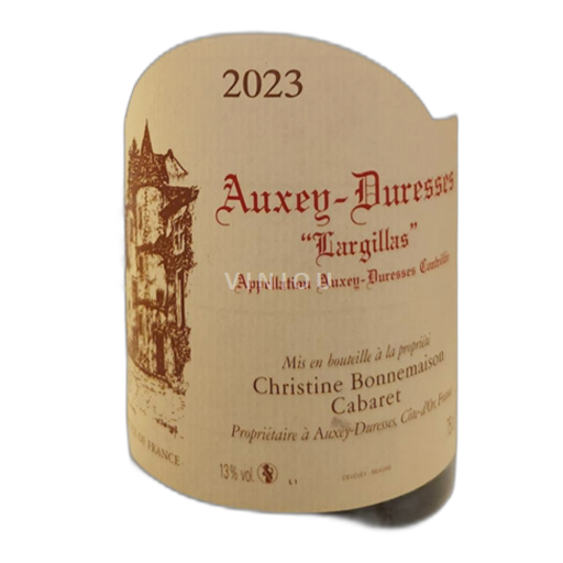 Bourgogne Auxey-Duresses Christine Bonnemaison Cabaret Largillas 2023