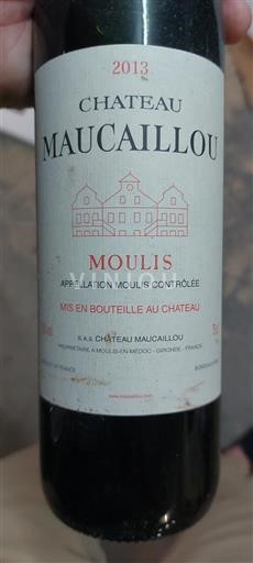 Bordeaux Non specificato Château Maucaillou 2013