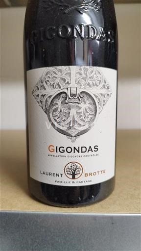 Vale do Ródano Gigondas Laurent Brotte 2019