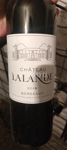 Bordeaux Château Lalande 2015