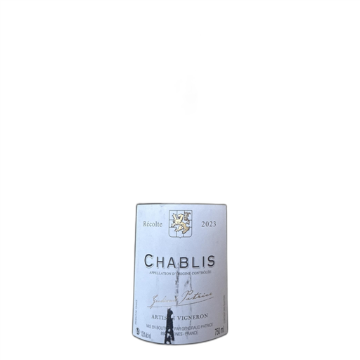 Burgundy Chablis Gendrand patrice 2023
