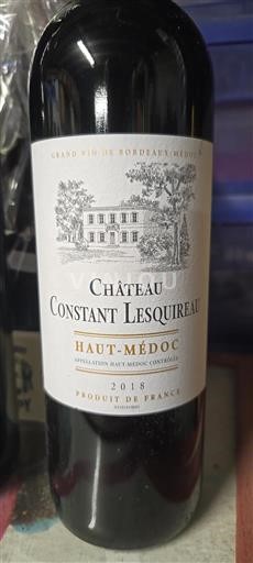 Burdeos Haut-Médoc Château Constant Lesquireau 2018