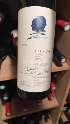 California AVAs Napa Valley Opus One 2018