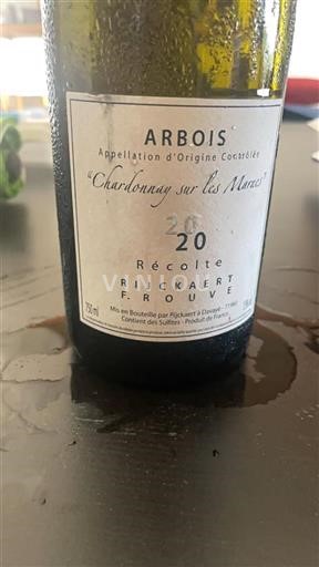 Jura Arbois Rijckaert Chardonnay sur les Marnes 2020