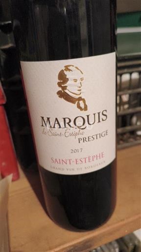 Bordeaux Saint-Estèphe Marquis de Saint-Estèphe Prestige 2017