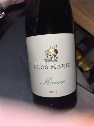 Languedoc Pic-saint-loup Clos Marie Manon 2022