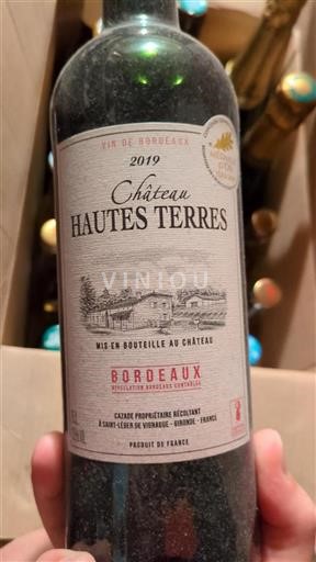 Bordeaux Château Hautes Terres 2019