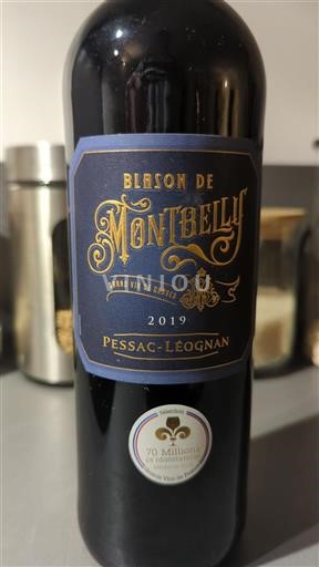 Bordeaux Pessac-Léognan Blason de Montbelly 2019