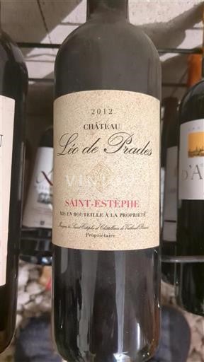 Bordeaux Saint-Estèphe Château Léo de Prades 2012