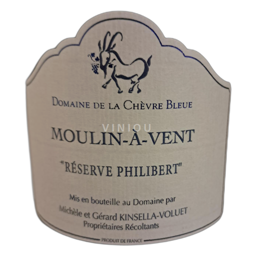 Beaujolais Moulin-à-vent Domaine de la Chèvre Bleue Réserve Philibert 2021