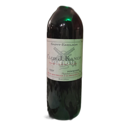 Bordeaux Saint-Émilion Clos J .Kanon 1991