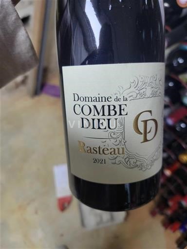 Údolí Rhôny Rasteau Domaine de la Combe Dieu 2021