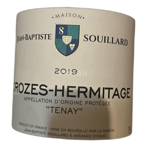 Rhône Valley Crozes-Hermitage Maison Jean-Baptiste Souillard Tenay 2019