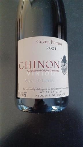 Údolí Loiry Chinon Bernard Loyer Justine 2021
