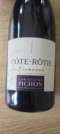 Rhônen laakso Côte-rôtie Christophe Pichon Promesse 2021